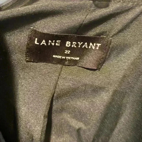 Lane Bryant women’s Velvet Black Blazer Pockets Relax Fit 22 - Picture 4 of 13